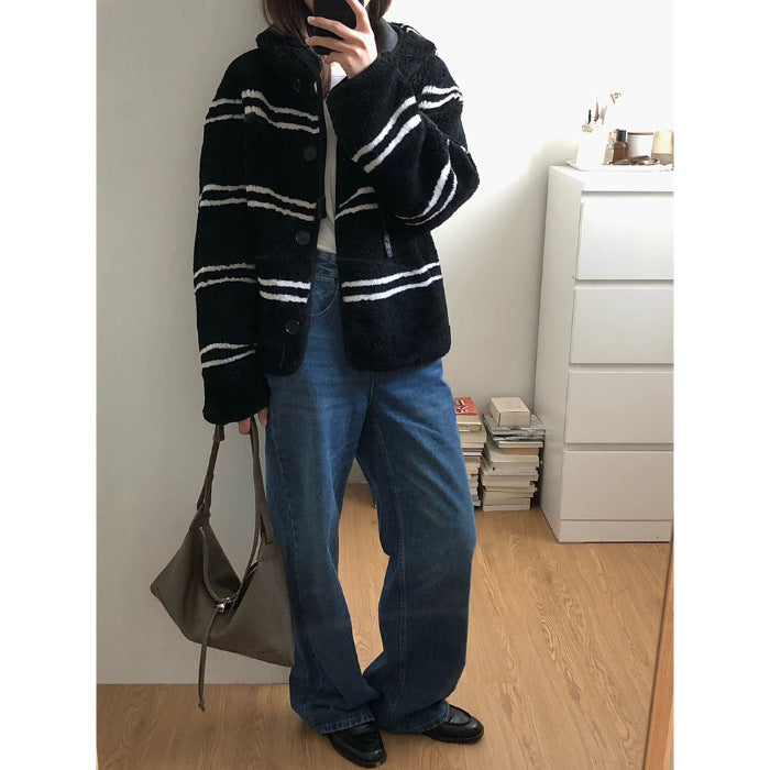 Temperament Long Sleeve Unique Design Chic Top