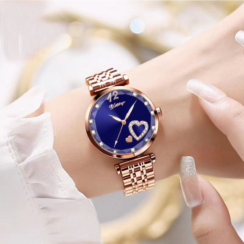 Women's Good-looking Niche Diamond Student Watch Simple
