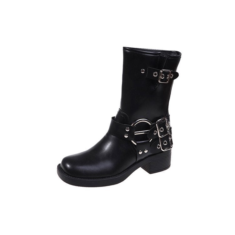 British Platform Fashion Trendy Women's Boots