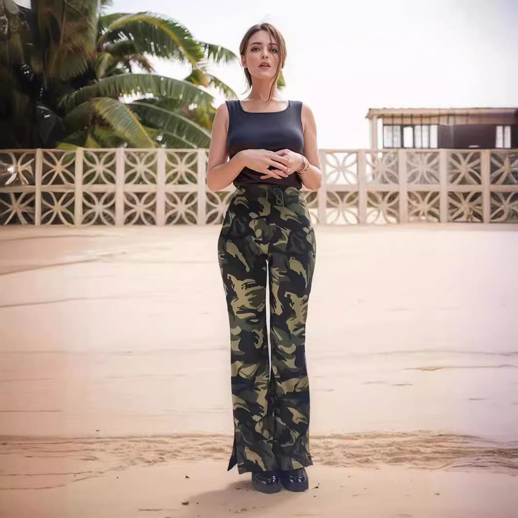 Split Trousers Street Trend Women's Casual Pants