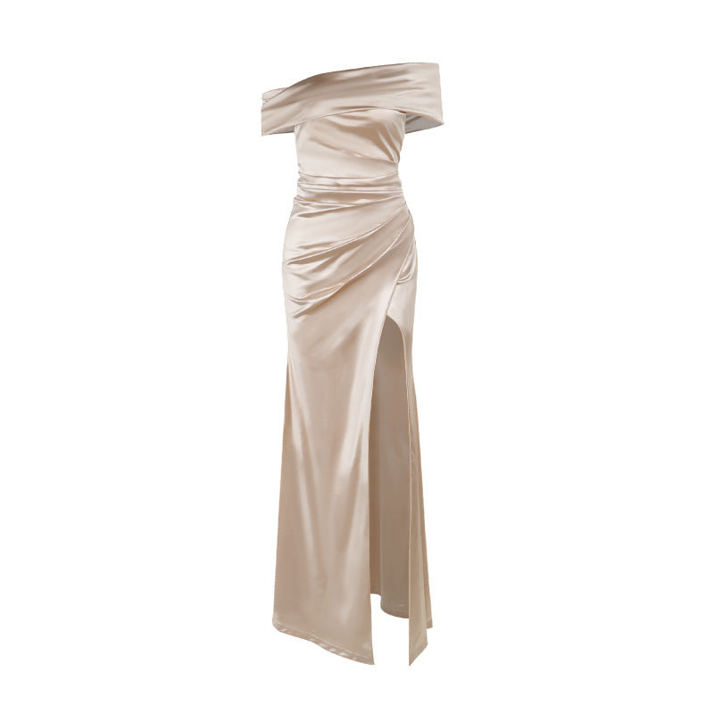 Socialite Style Elegant Women's Split Dress
