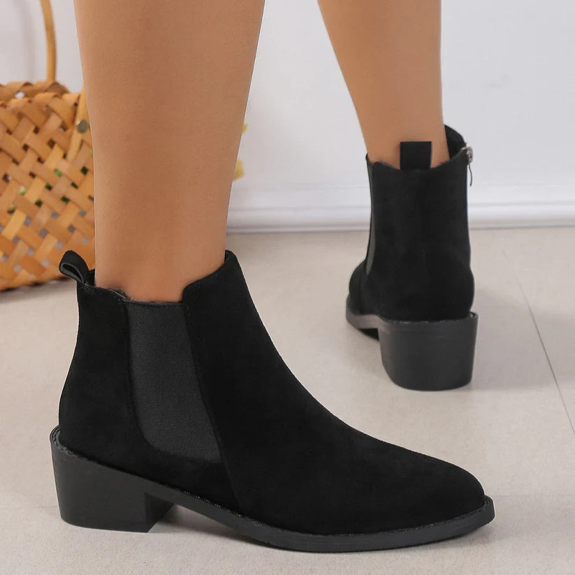Plus Size Women's Women's Casual Boots Solid Color Wedge Snow Boots