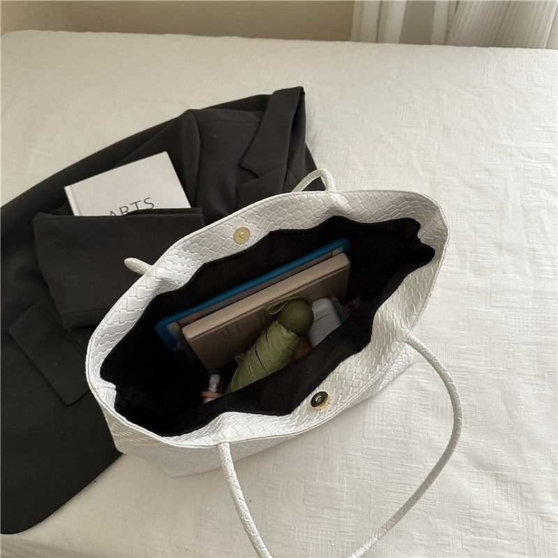 Casual Simple Large Capacity Shoulder Bag Women