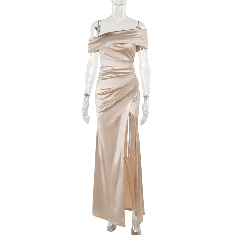 Socialite Style Elegant Women's Split Dress